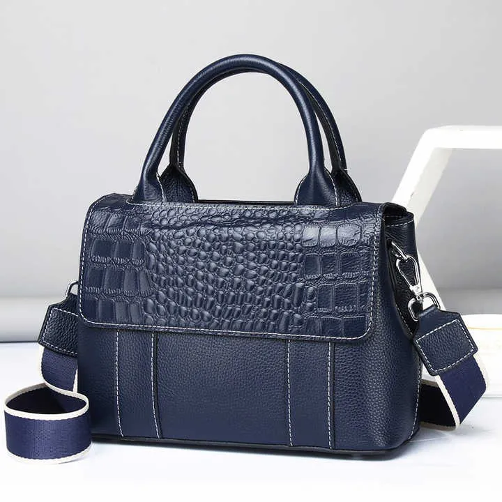 حقائب يد نسائية فاخرة - Women Handbags With Crocodile Pattern