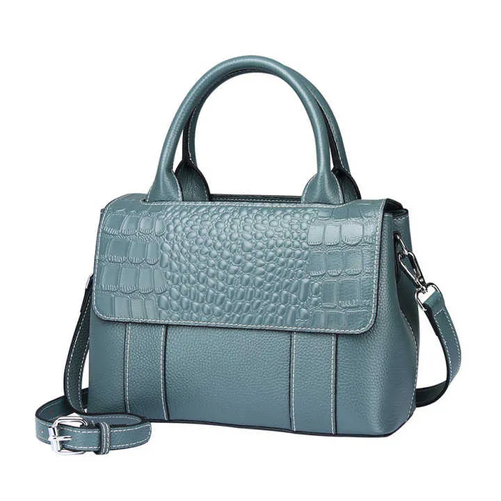 حقائب يد نسائية فاخرة - Women Handbags With Crocodile Pattern