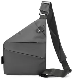 Anti Theft Crossbody Bags for Women Fanny Packs Purses Sling Bag with Adjustable Strap for Women Travel Essentials (Right, Gray)