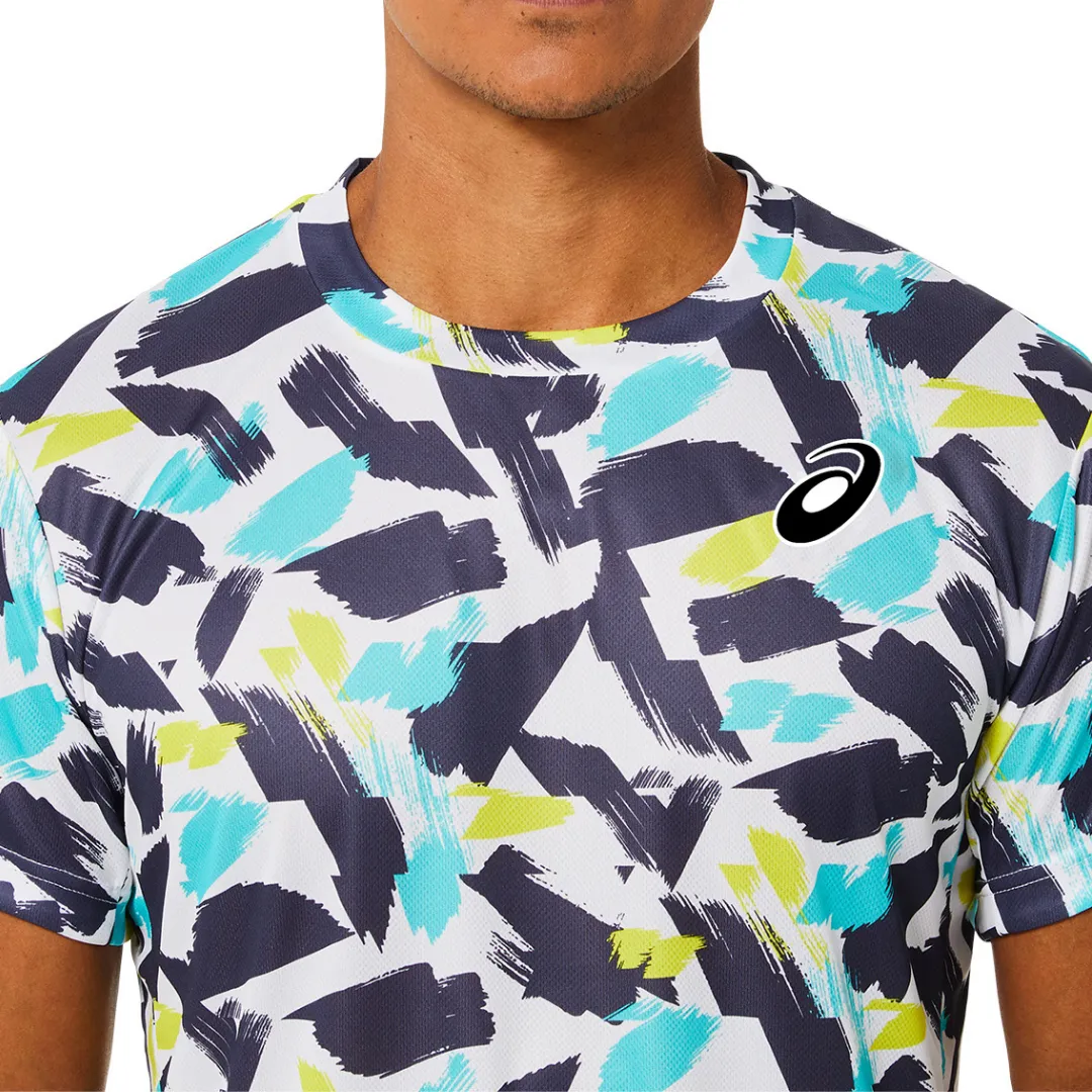 Asics Match Graphic SS Top 2022 - Brilliant White