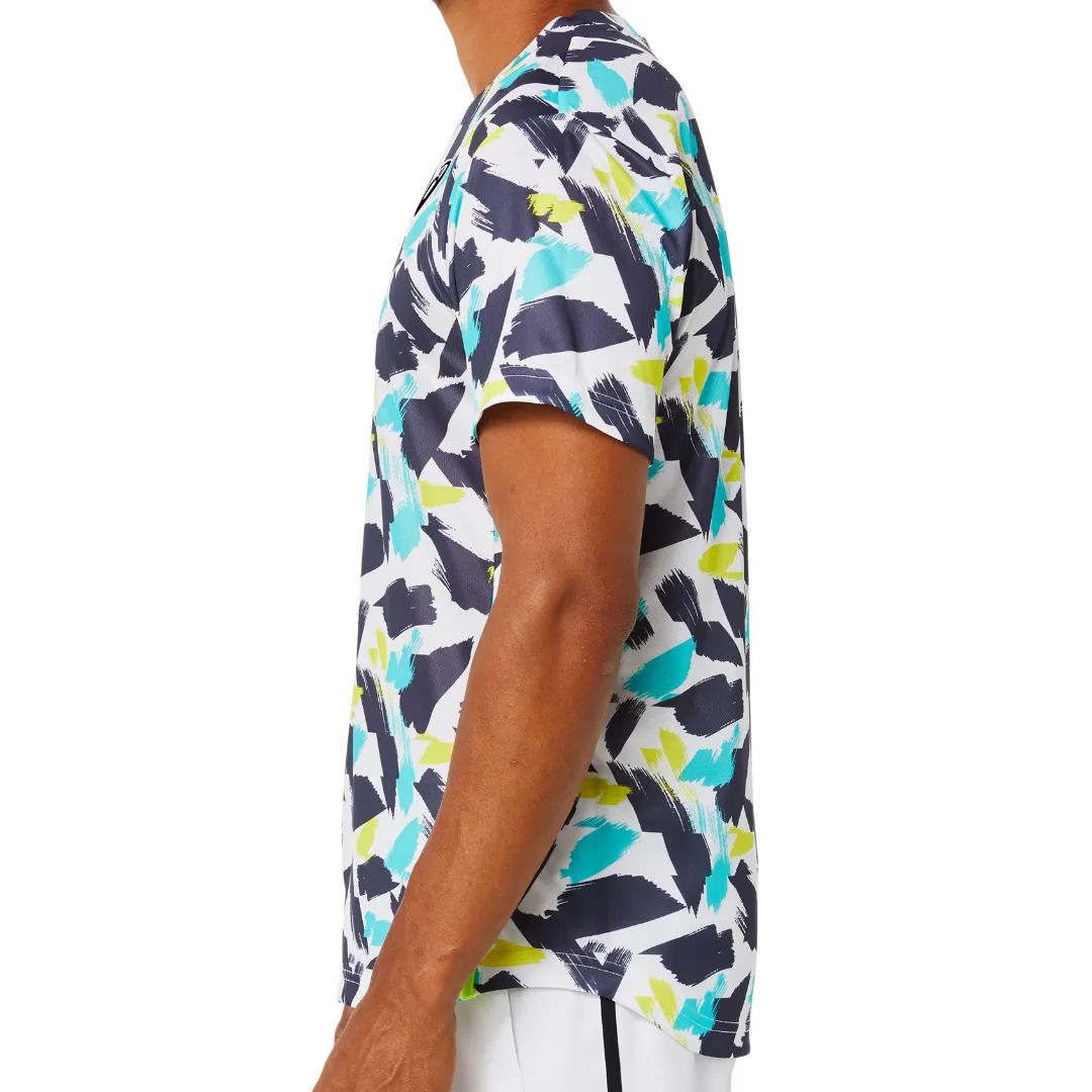 Asics Match Graphic SS Top 2022 - Brilliant White