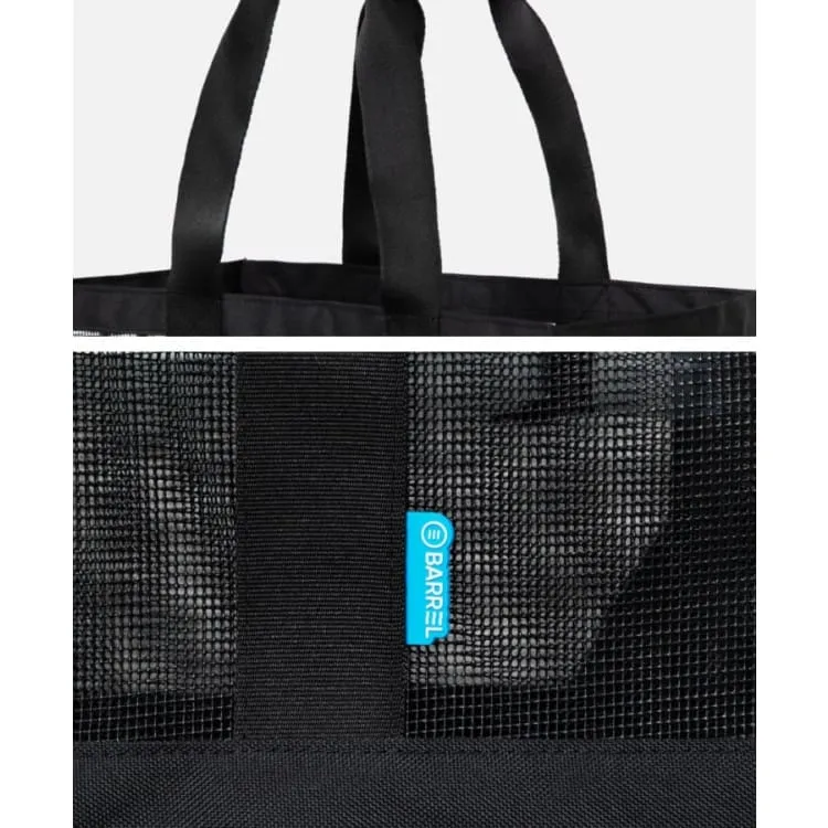 Barrel Square Totebag-BEIGE