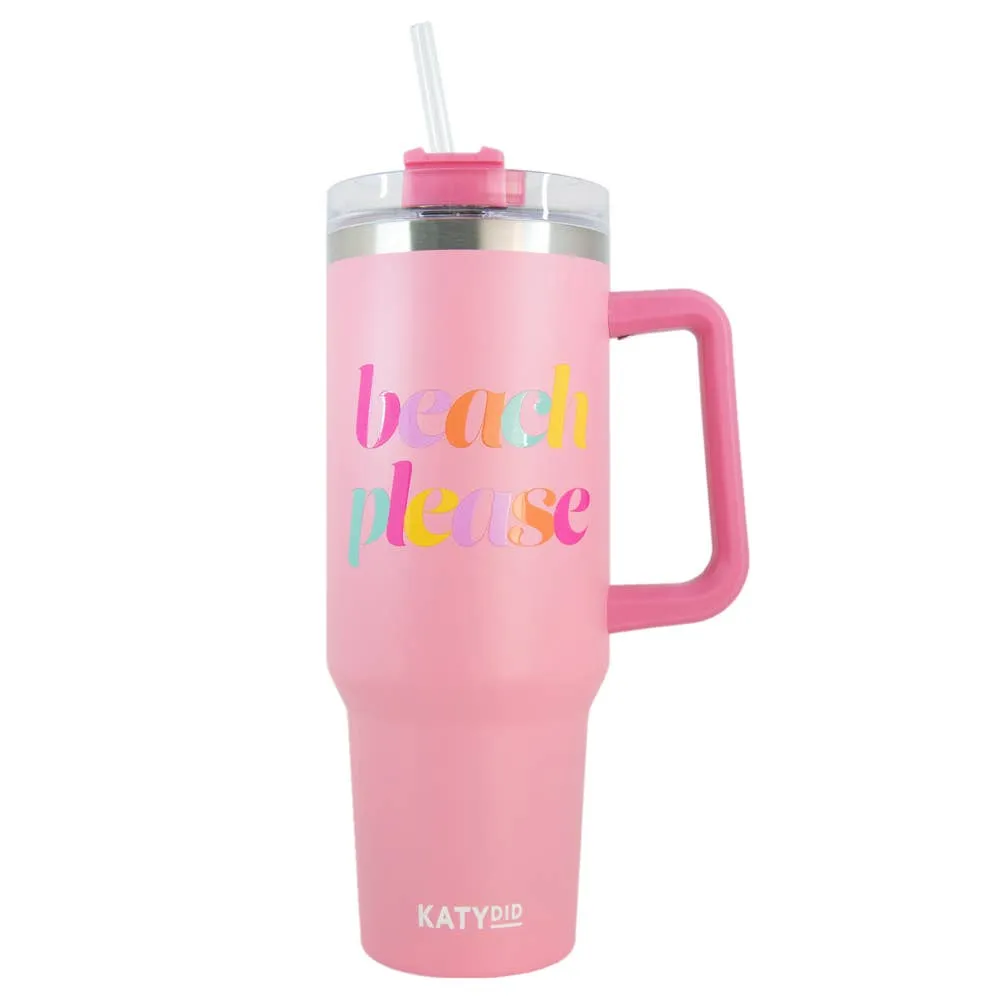 Beach Please Cup w/ Handle