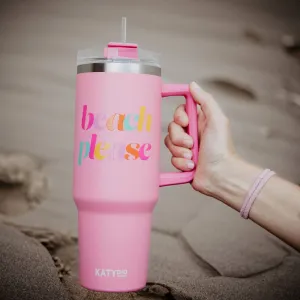 Beach Please Cup w/ Handle