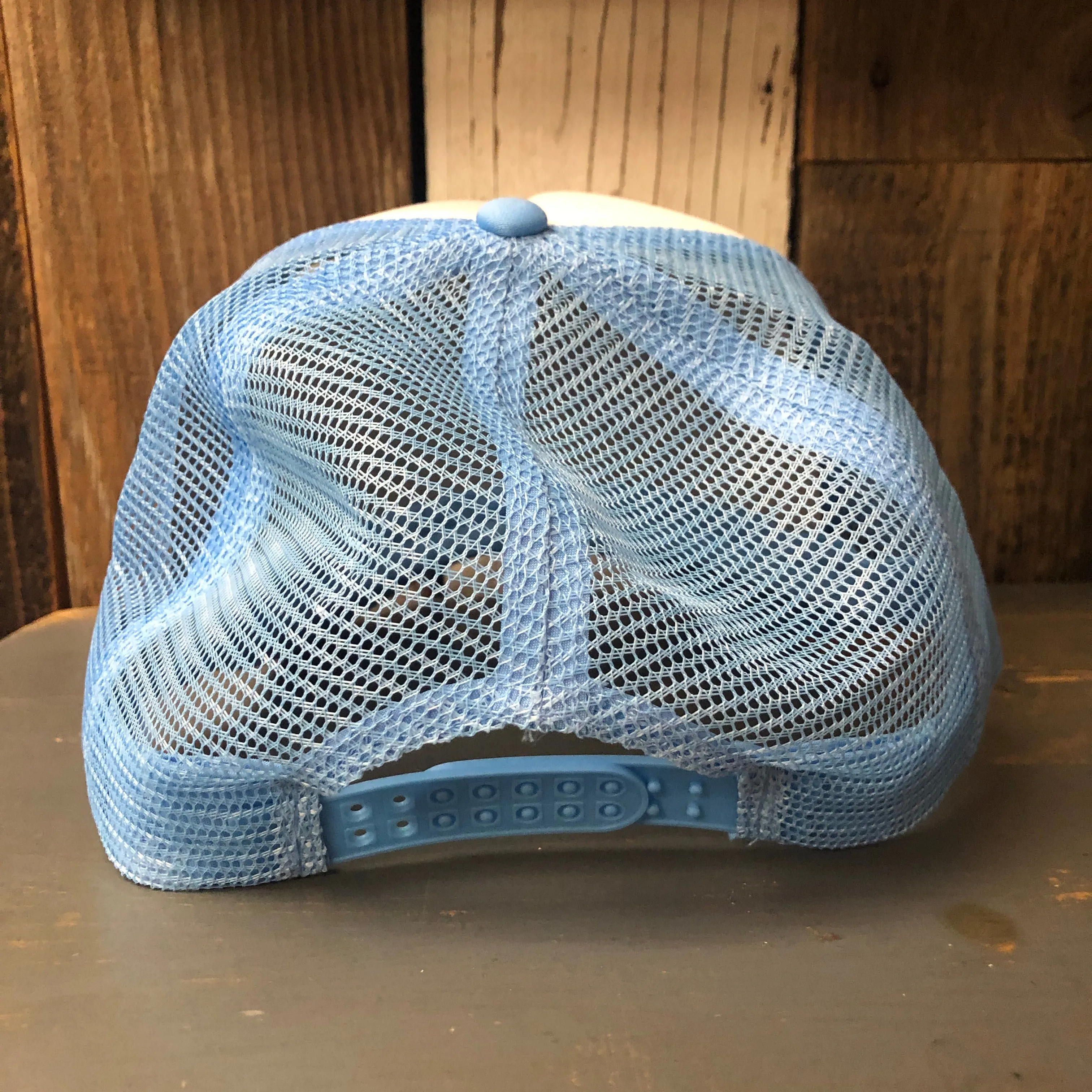 BIG SUR, CALIFORNIA High Crown Summer Foam Front/Mesh Back - Columbia Blue