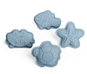 Bigjigs Silicone Sand Moulds Dove Grey