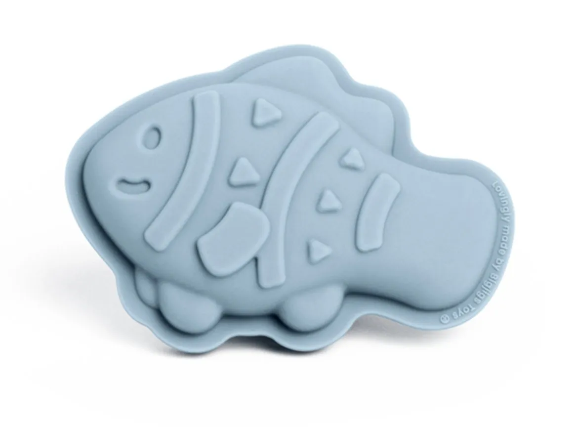 Bigjigs Silicone Sand Moulds Dove Grey