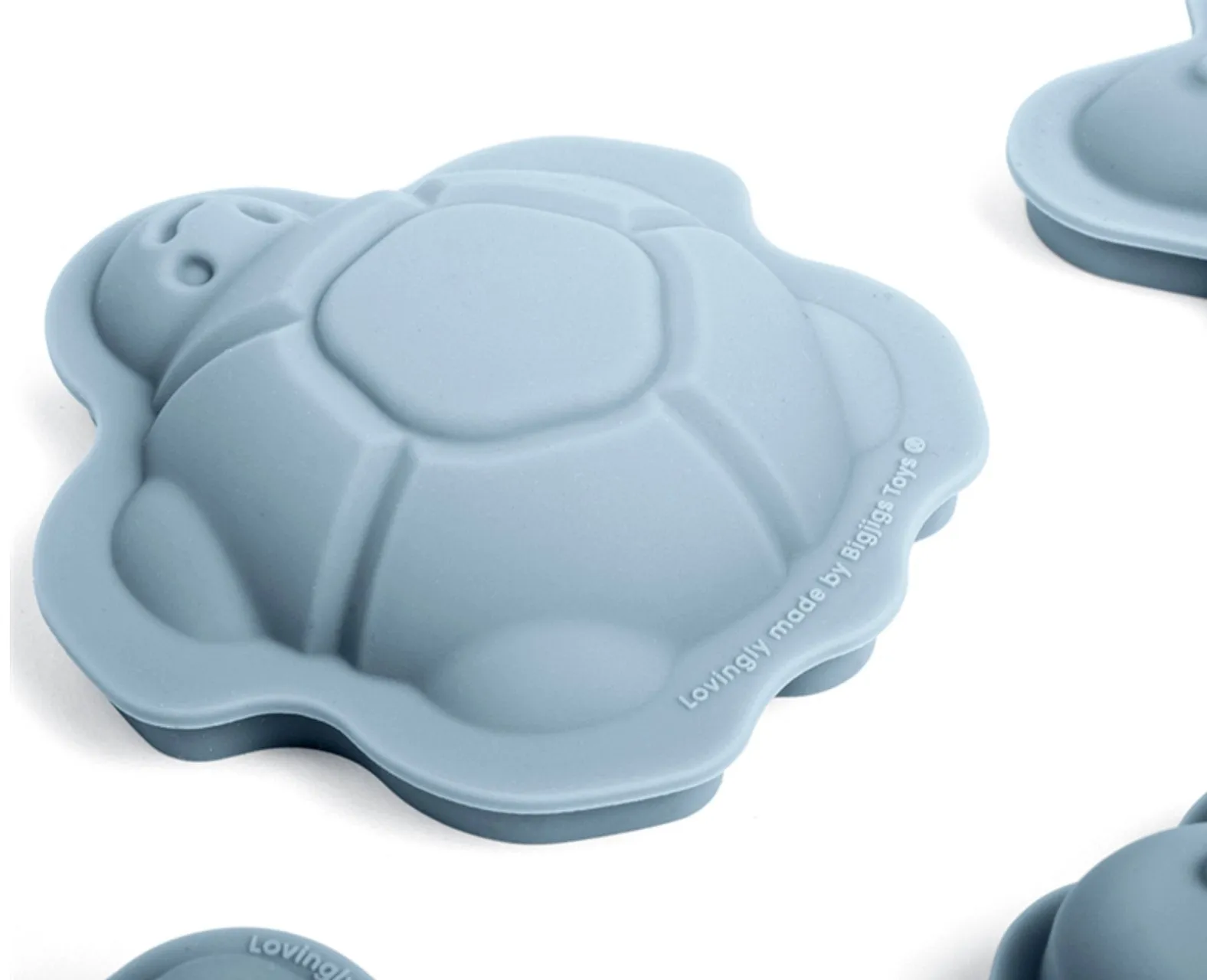 Bigjigs Silicone Sand Moulds Dove Grey