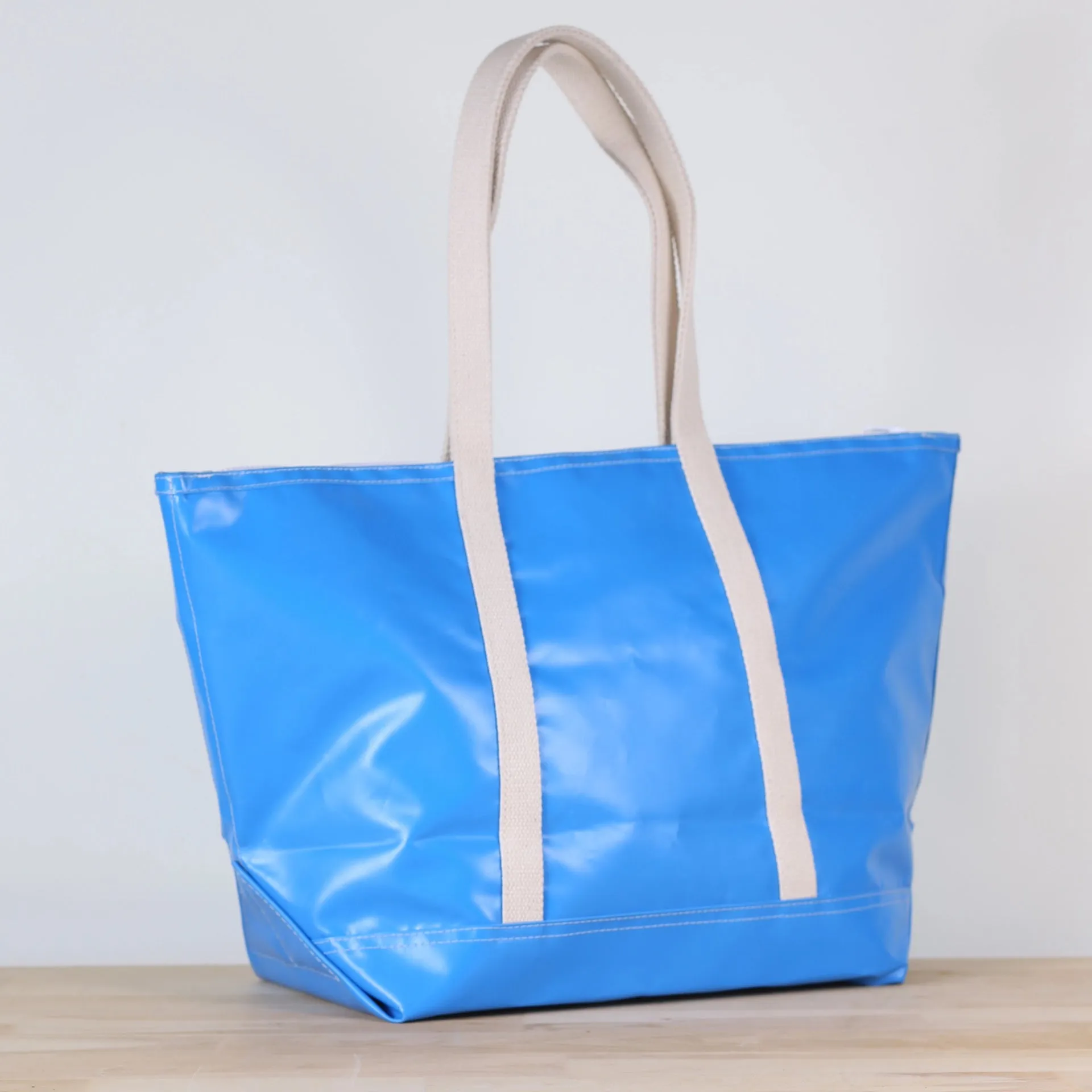 Blue Big Sur Splash Tote Bag