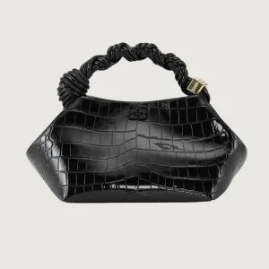 Bou Bag Small Patent Croco (Black)