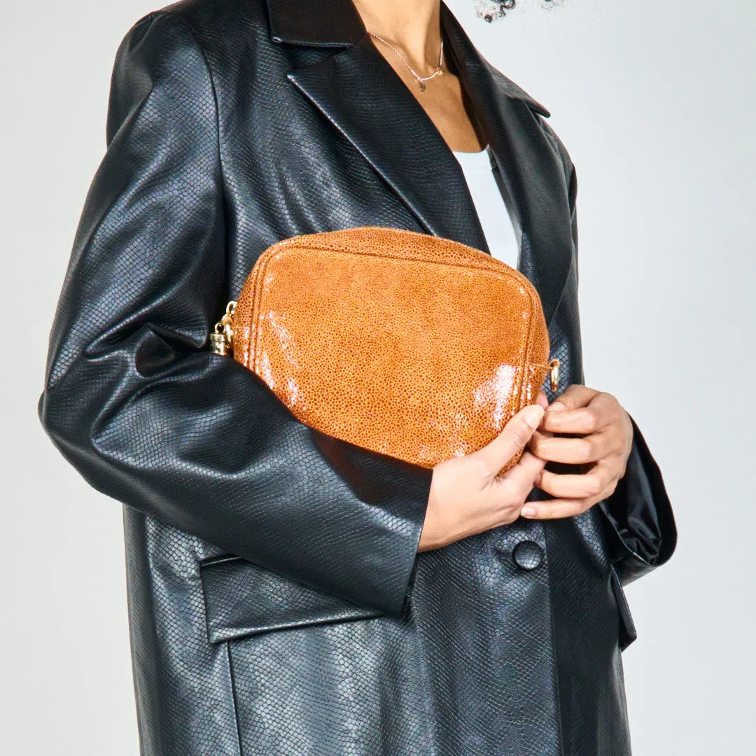 Compact crossbody bag with tassel detail wholesale