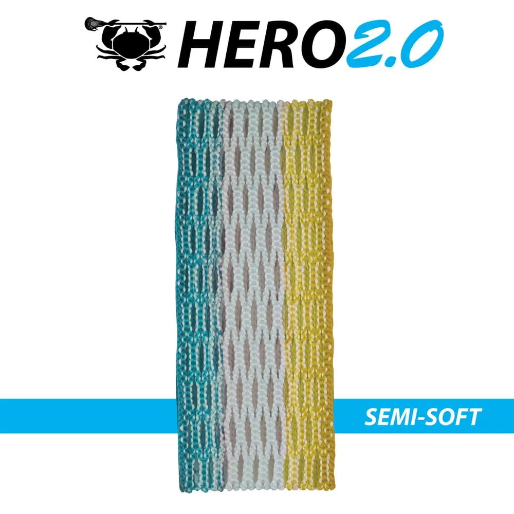 ECD Hero 2.0 Classic ZONE FADES LE Semi-Soft Lacrosse Mesh Stringing Piece