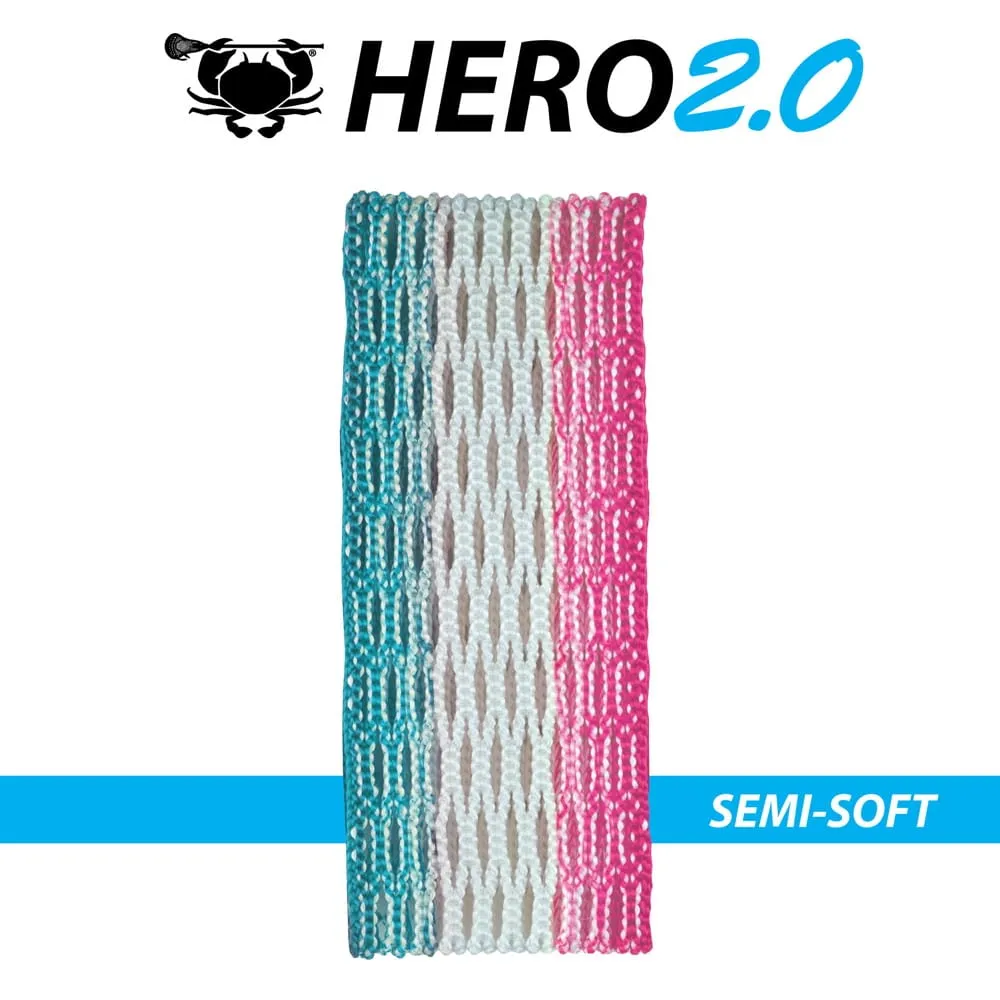 ECD Hero 2.0 Classic ZONE FADES LE Semi-Soft Lacrosse Mesh Stringing Piece