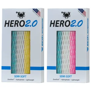 ECD Hero 2.0 Classic ZONE FADES LE Semi-Soft Lacrosse Mesh Stringing Piece