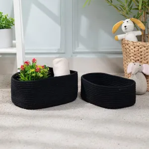 Emory Cotton Basket - Set Of Two