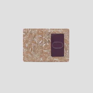 Euro Slide Card Case by Hobo in Gilded Petals
