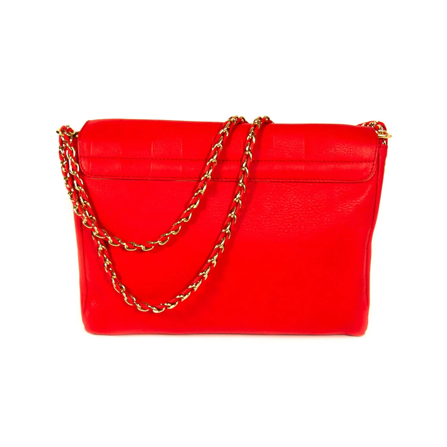 Fendi Claudia Leather Large Flap