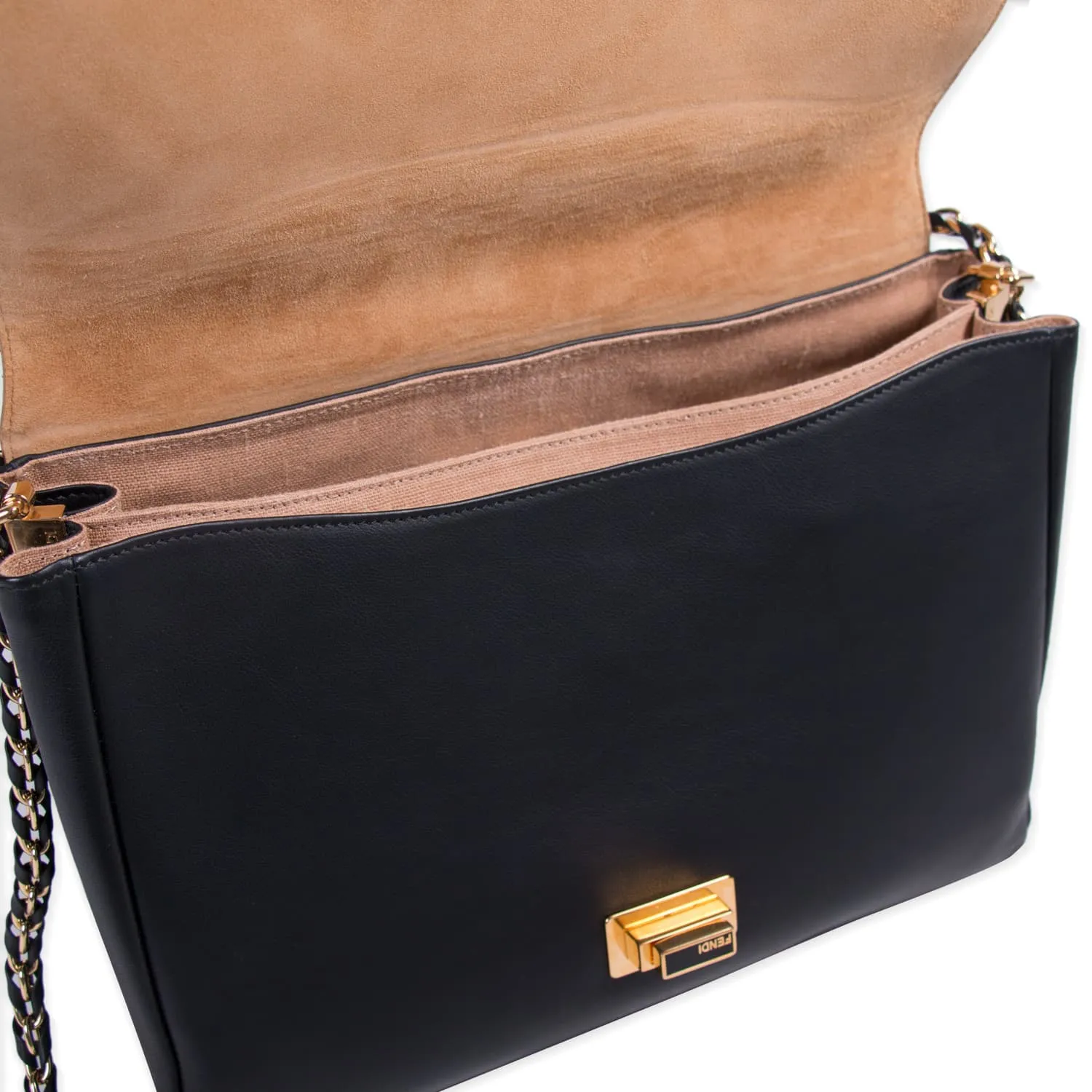 Fendi Pequin Claudia Large Flap