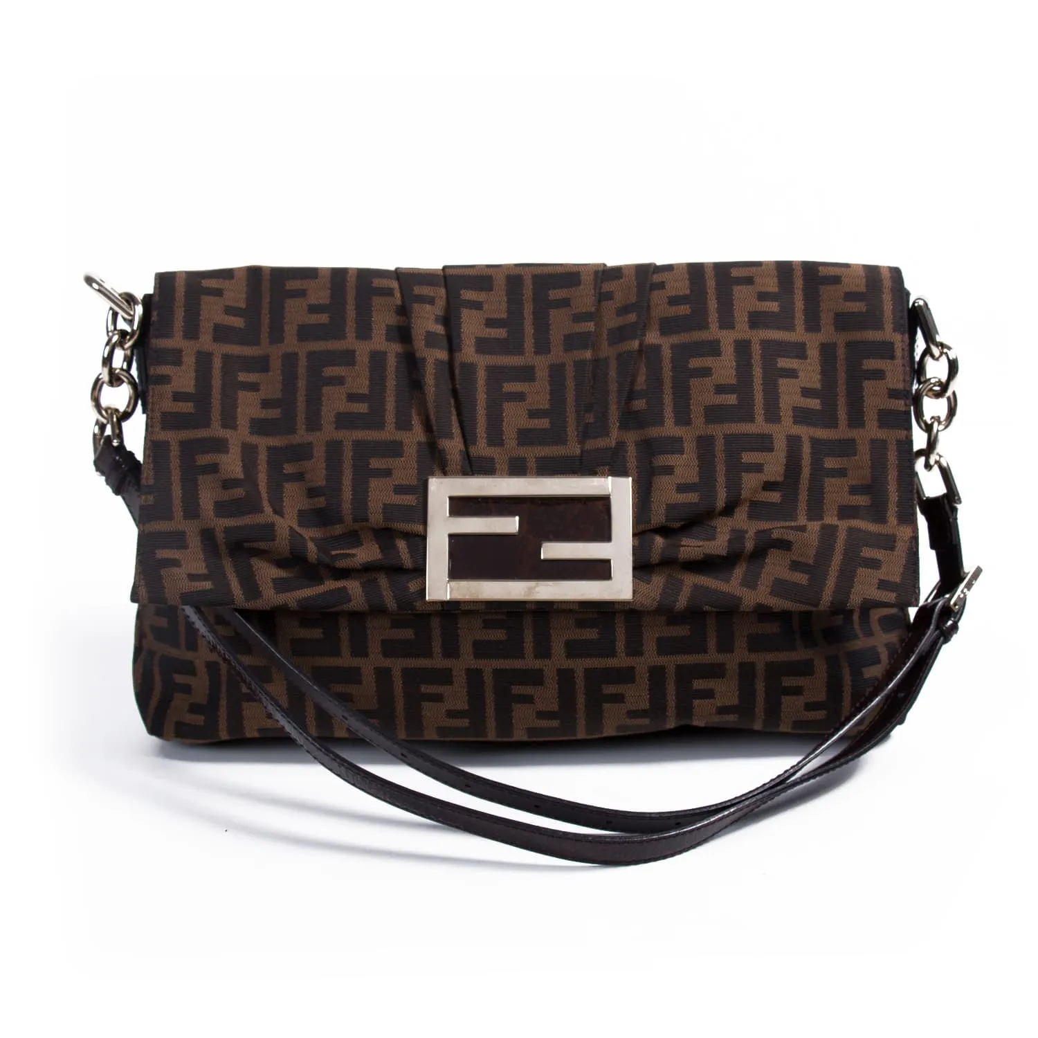 Fendi Zucca Mia Flap Bag