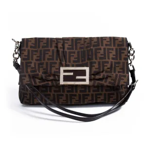 Fendi Zucca Mia Flap Bag