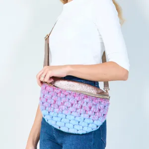 Handwoven wool crossbody bag wholesale