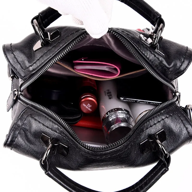 High Quality Leather Tassel Luxury Brand Handbags Women Bags Designer