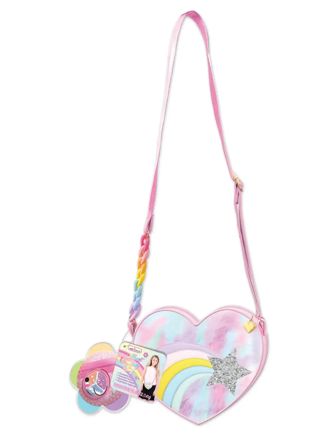 Hot Focus Sweet Heart Crossbody - Rainbow