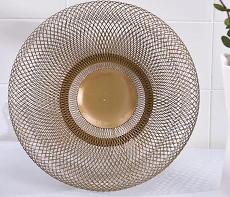Iron Fruit Basket Simple Hollow Fruit Creative Basket