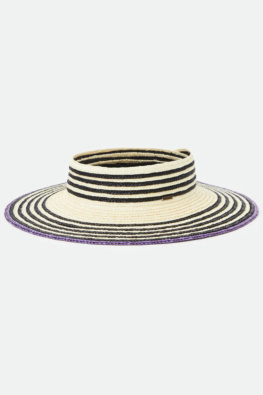Joanna Visor - Light Tan/Black