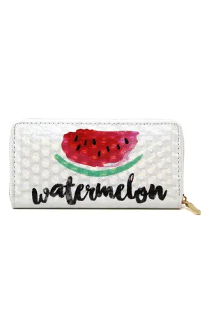 LOA181 Watermelon 3D Hologram Clutch Wallet