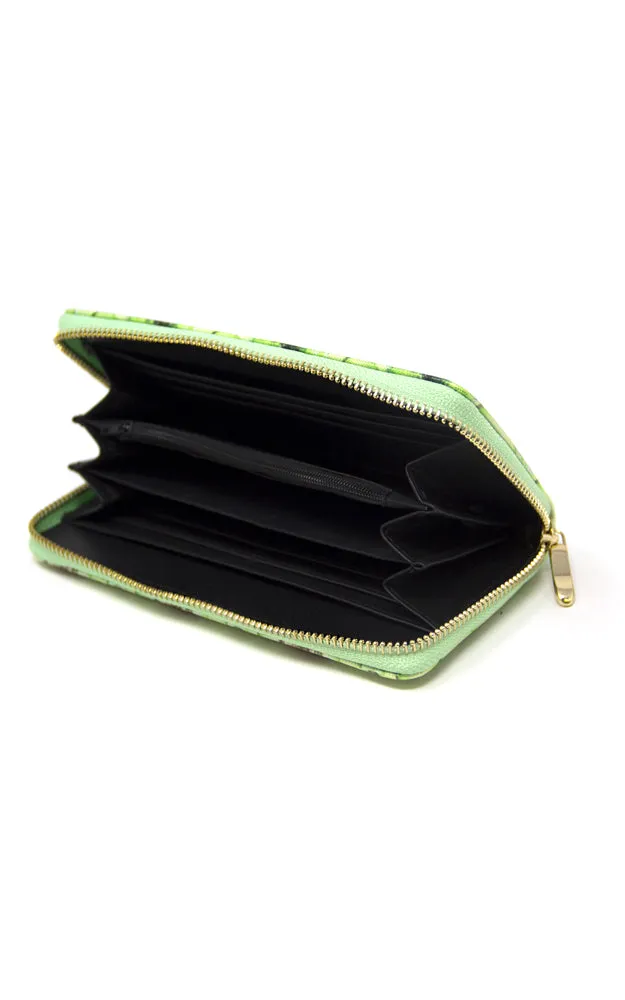 LOA184 Avocado 3D Hologram Clutch Wallet