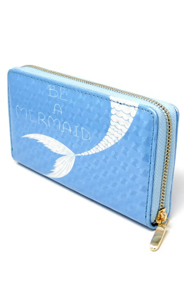 LOA188 Mermaid 3D Hologram Clutch Wallet
