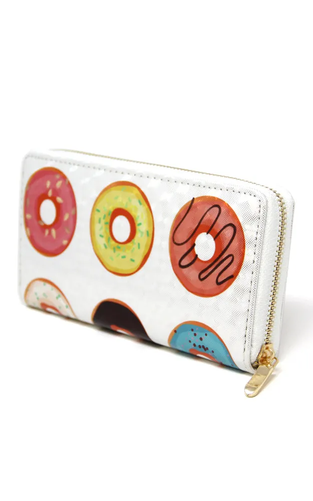 LOA198 Donuts 3D Hologram Clutch Wallet
