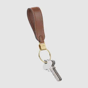 Loop Keychain - Leather - Caramel