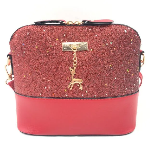Luxury Handbags Women Bags Leather Designer 2018 Women Crossbody Shoulder Messenger Bags Shell Shape Lady Mini Bag With Deer Toy