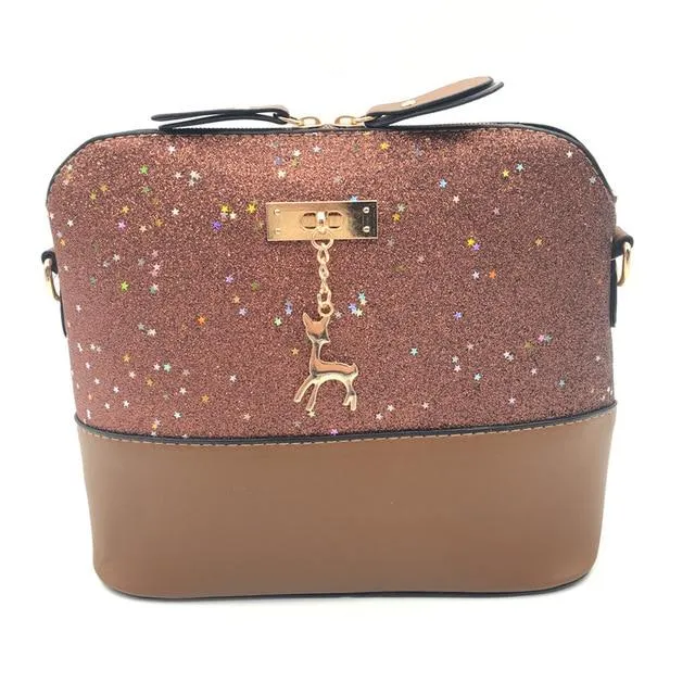Luxury Handbags Women Bags Leather Designer 2018 Women Crossbody Shoulder Messenger Bags Shell Shape Lady Mini Bag With Deer Toy