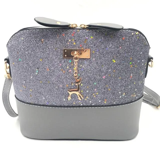 Luxury Handbags Women Bags Leather Designer 2018 Women Crossbody Shoulder Messenger Bags Shell Shape Lady Mini Bag With Deer Toy