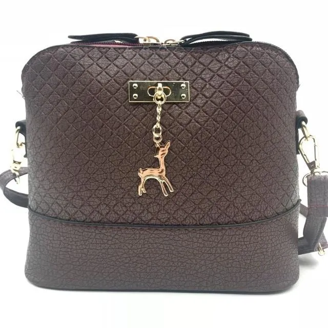 Luxury Handbags Women Bags Leather Designer 2018 Women Crossbody Shoulder Messenger Bags Shell Shape Lady Mini Bag With Deer Toy