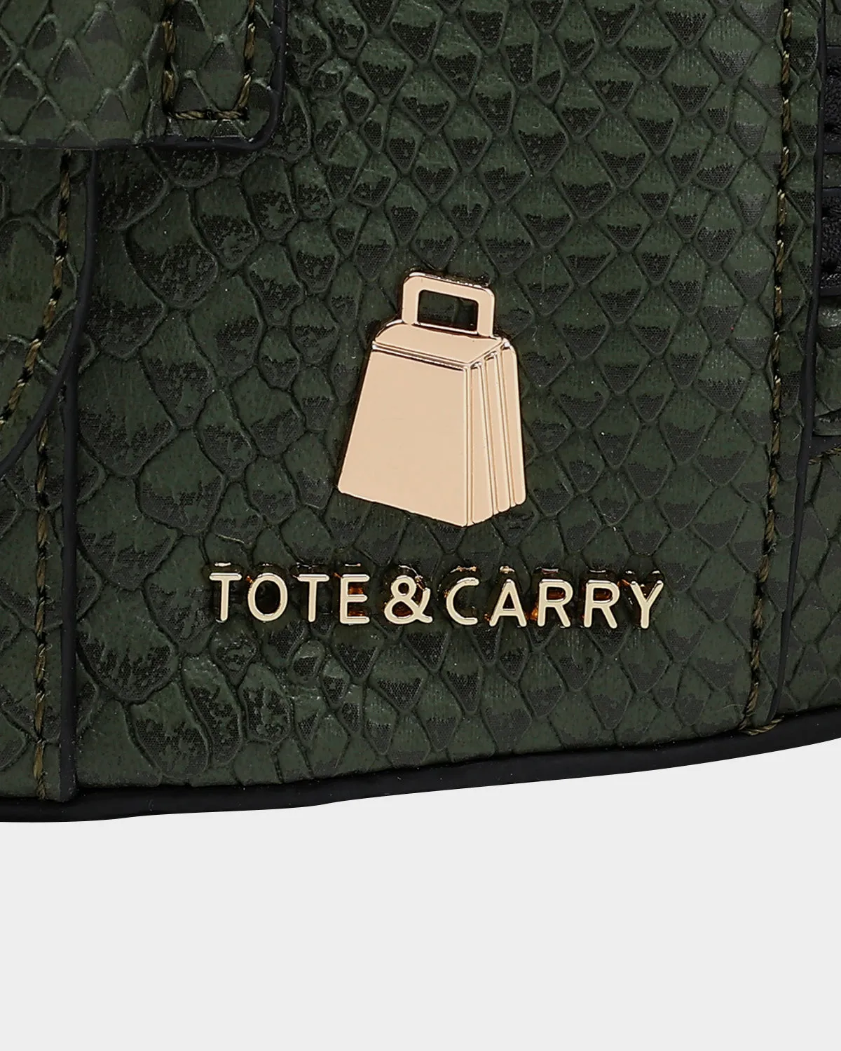Mini Marvel Messenger Bag in Green