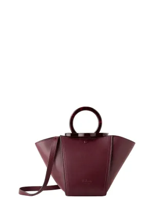 Mini Rider's Top Handle Silky Calf (Black Cherry)