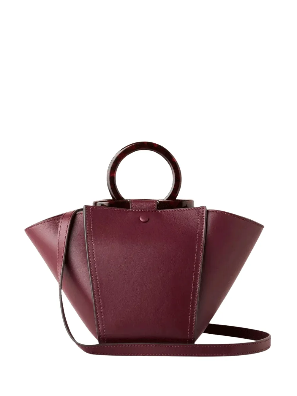 Mini Rider's Top Handle Silky Calf (Black Cherry)
