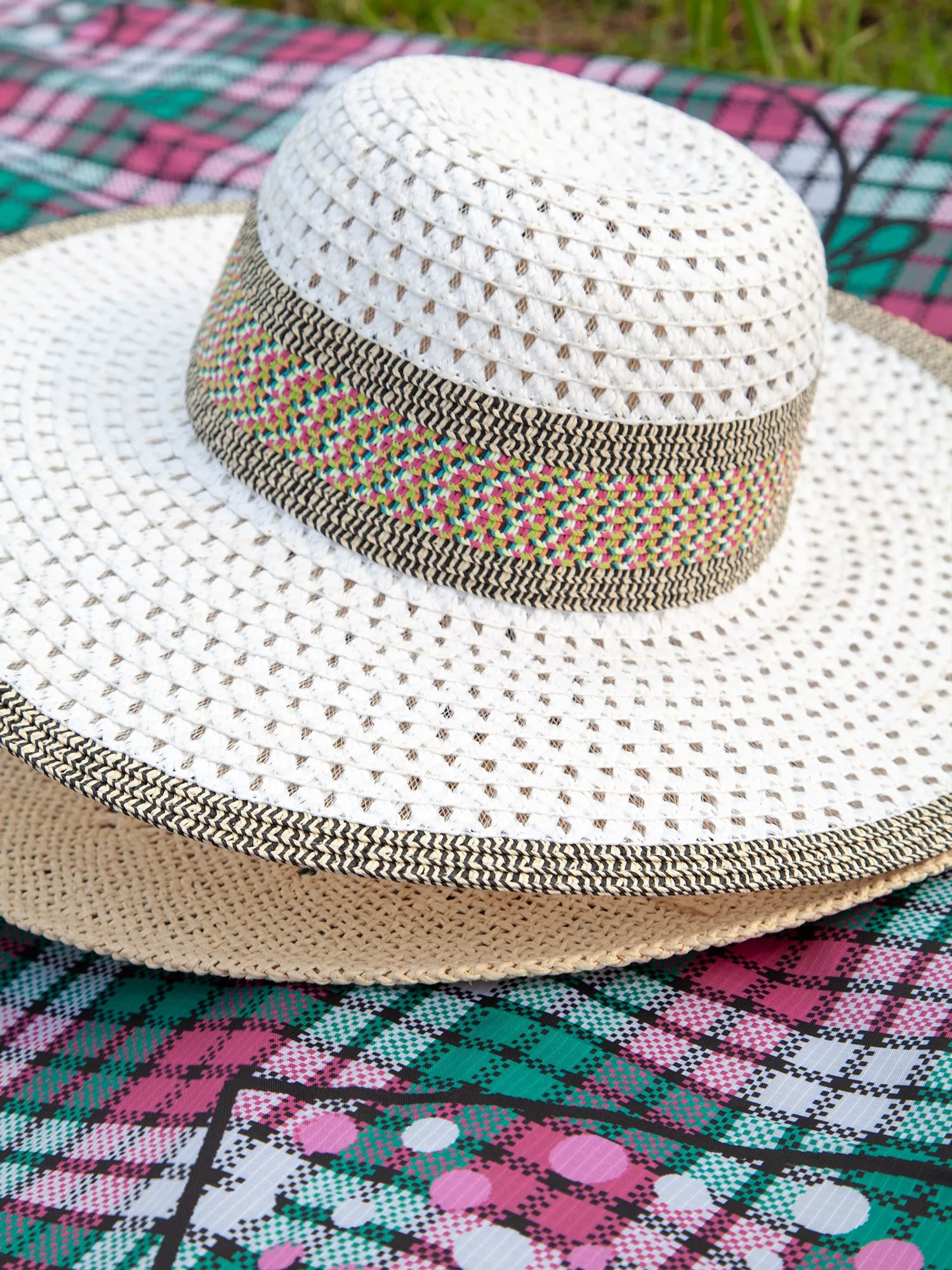 Multi Weave Straw Hat