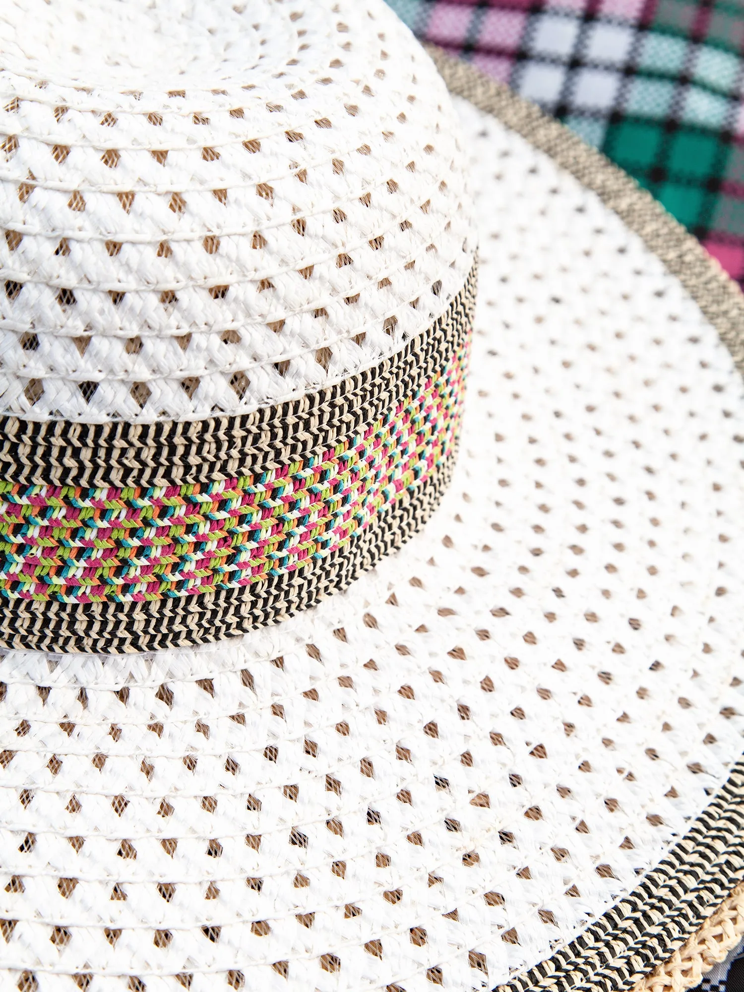 Multi Weave Straw Hat