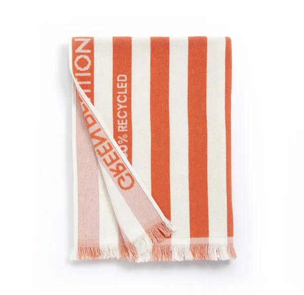 Orange Beach Towel