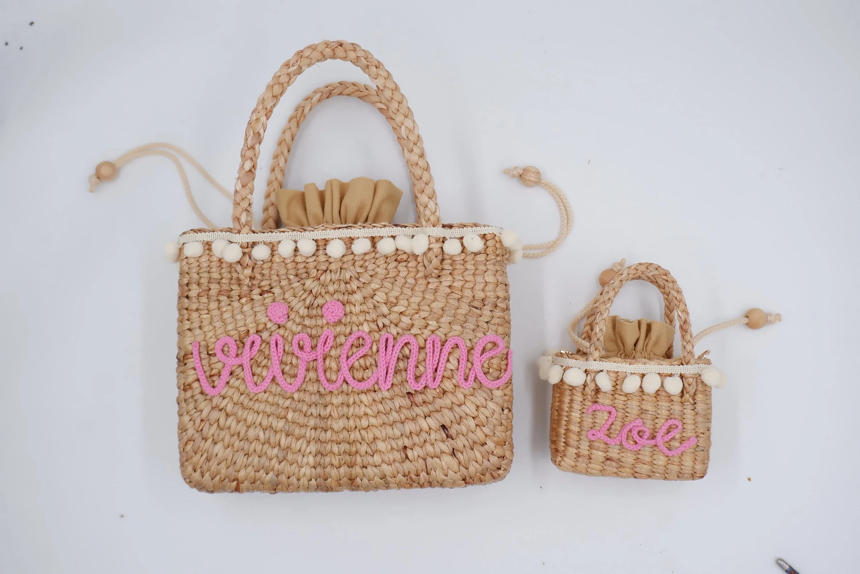 Personalized mommy and me bag