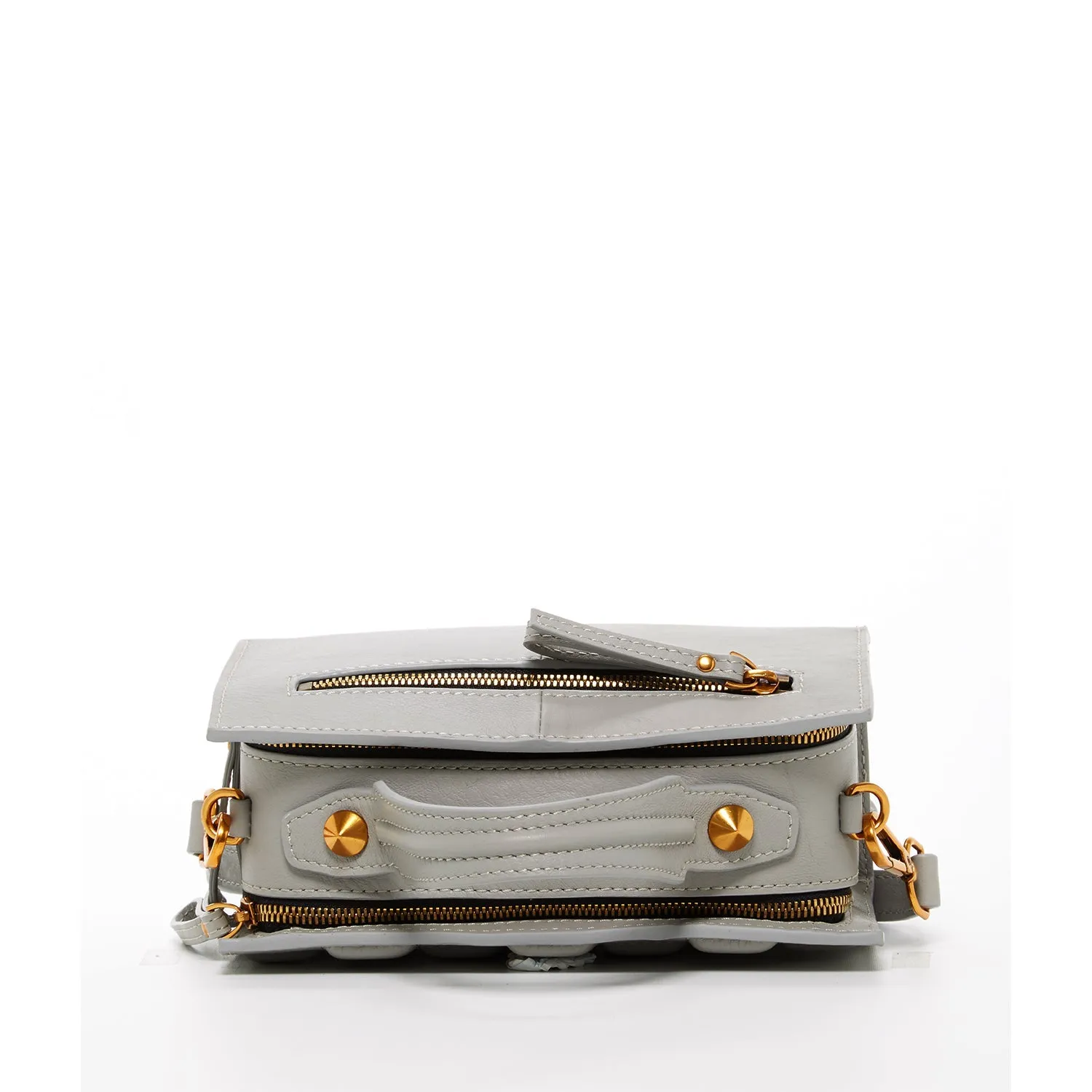 Quilted Gray Leather Purse – Elegant & Versatile Handbag for Every Occasion