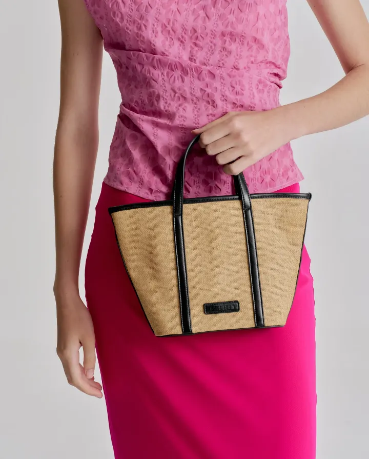 Ritual Small Tote Bag Natural/Black