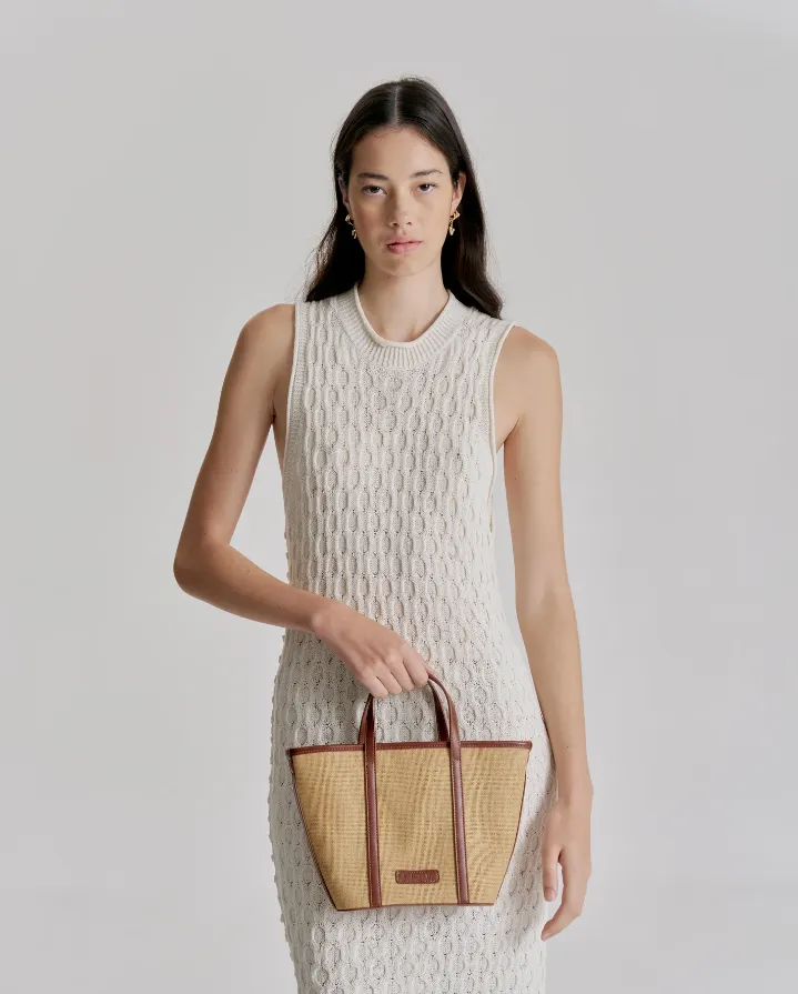 Ritual Small Tote Bag Natural/Saddle