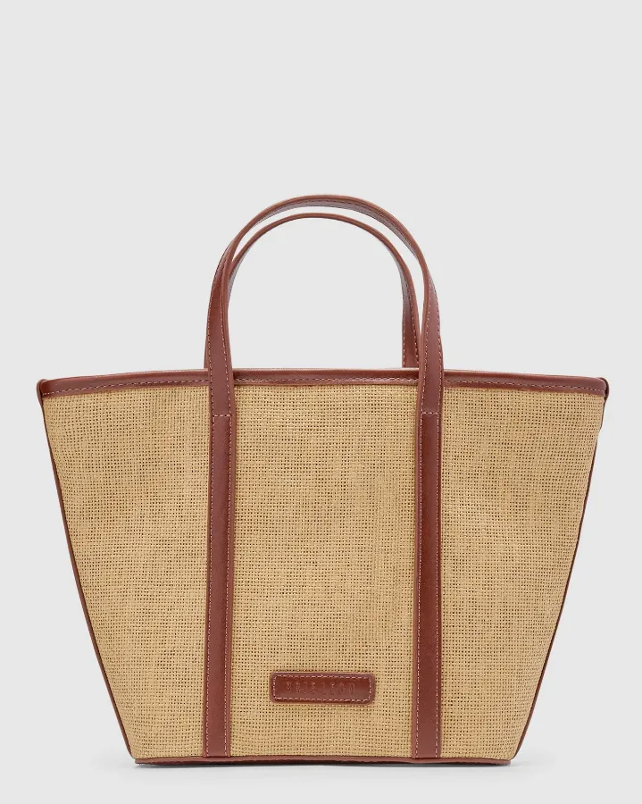 Ritual Small Tote Bag Natural/Saddle