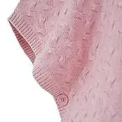 Roll Neck Basket Weave Poncho